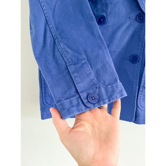 Madewell | NWT | Crossover Blazer in (Re)generative Chino in Bluestone | Sz XS - Picture 4 of 10